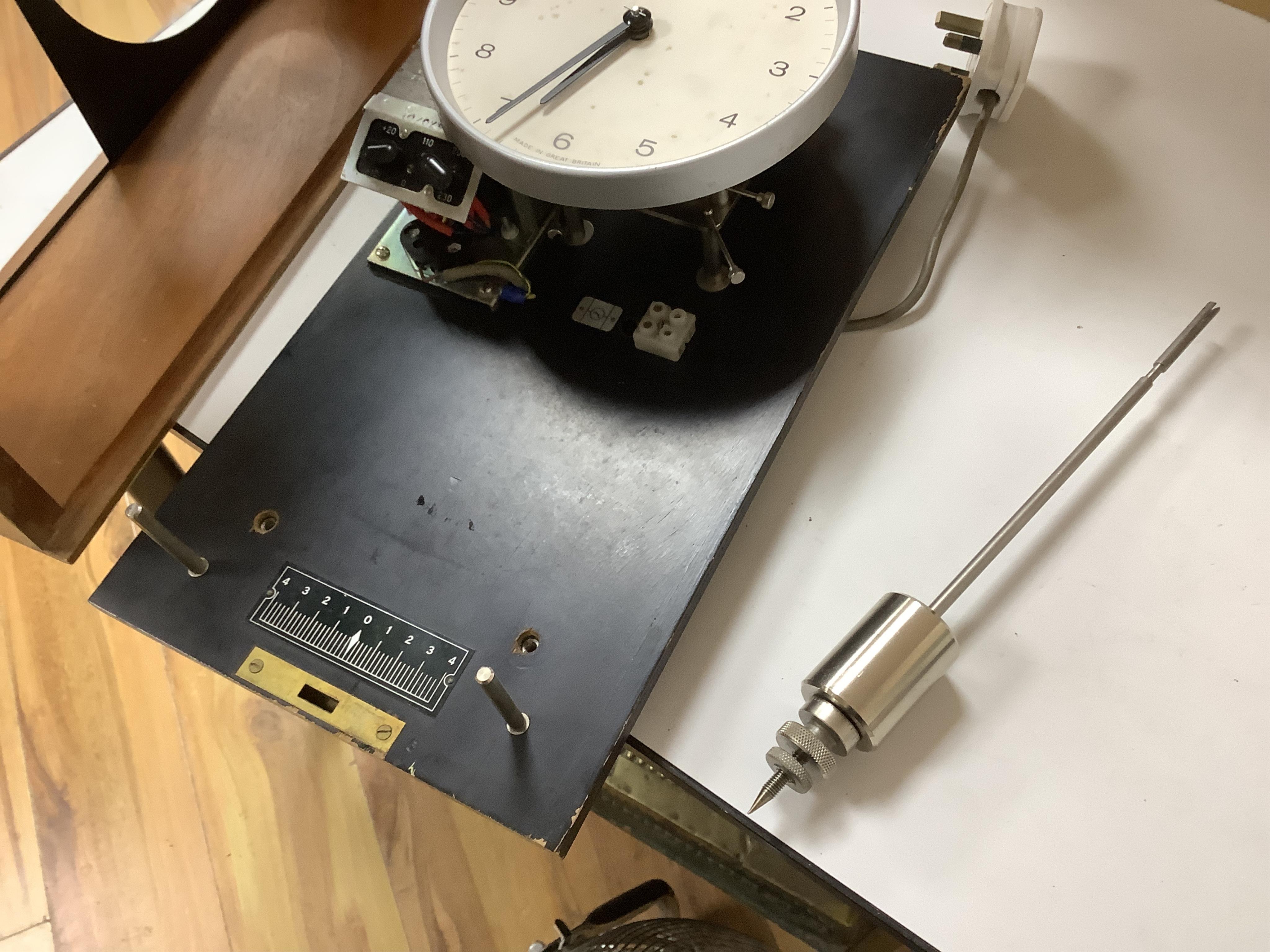 A Smiths Synchrome master clock, 41cm high